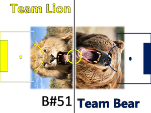 lion vs bear with number